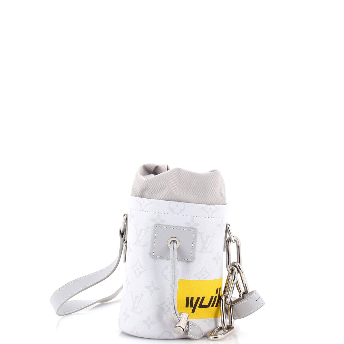 Louis Vuitton Chalk Nano Bag Limited Edition Logo Story Monogram Canvas