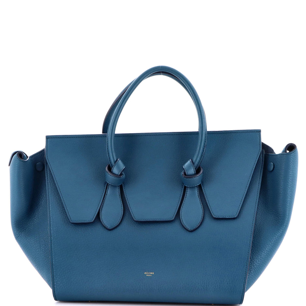 Celine CELINE Tie Knot Tote Grainy Leather Small