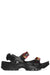 Men's Embroidered Raffia Sandals in Black | Size 43 | FMSASS0NEVATA23