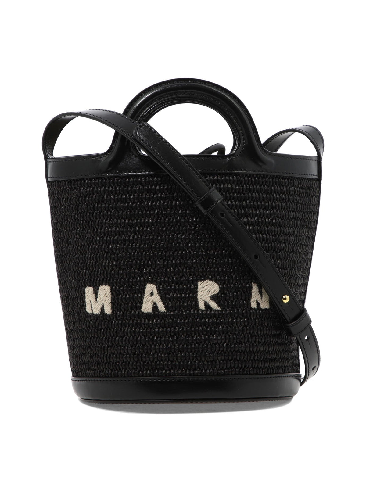 Marni Women's "tropicalia" Bucket Bag in Black | SCMP0056Q1P386000N99