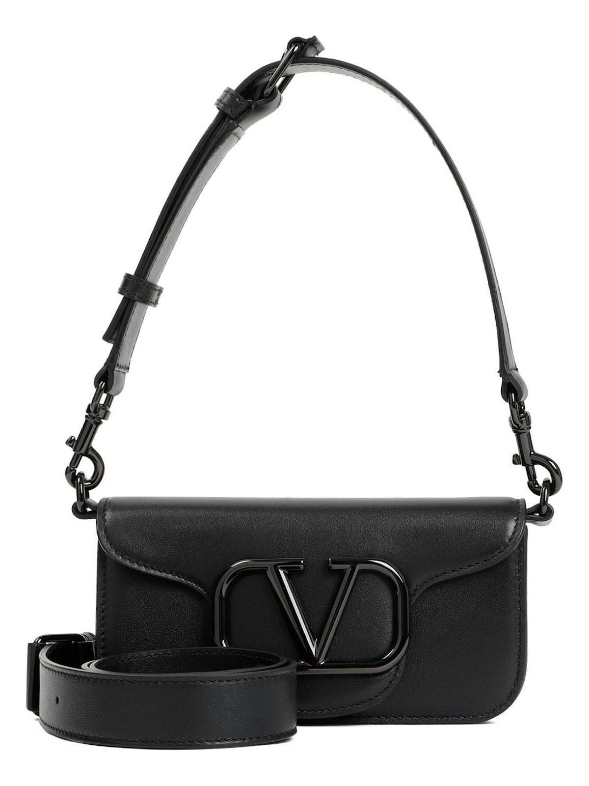Valentino Garavani Men's Loco Mini Shoulder Bag in Black | Size UNICA | 4Y0B0B63VTQ
