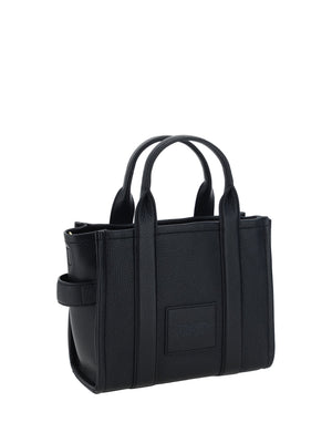 Marc Jacobs Babe Top Handle Grained Calf Leather Tote Bag - Black