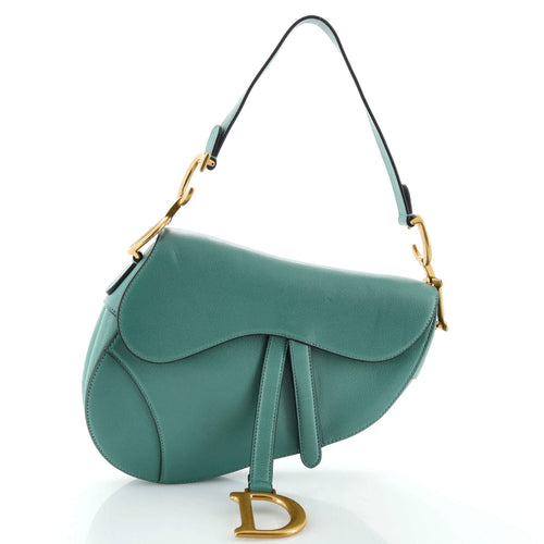 Saddle Handbag Leather Medium