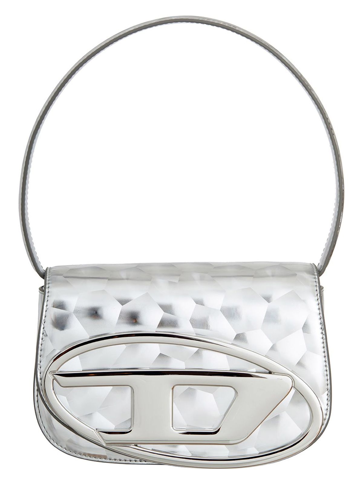 Diesel Women's Borsa A Spalla 1Dr in Silver | Size UNICA | HX08396P6714H0535 Color Silver
