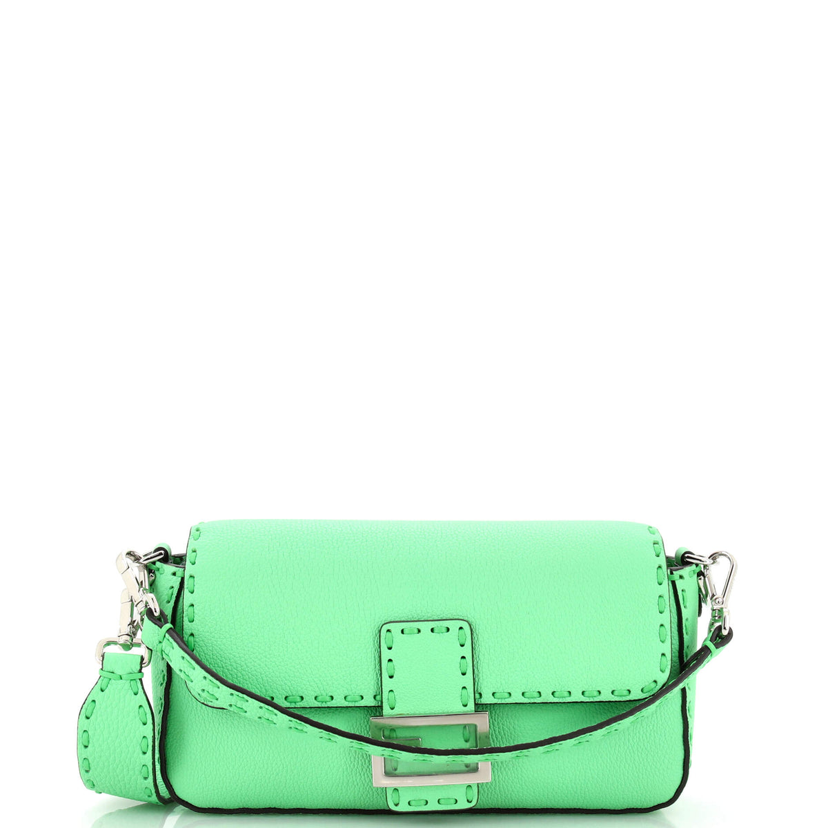 Fendi FENDI Selleria Baguette NM Bag Leather Medium