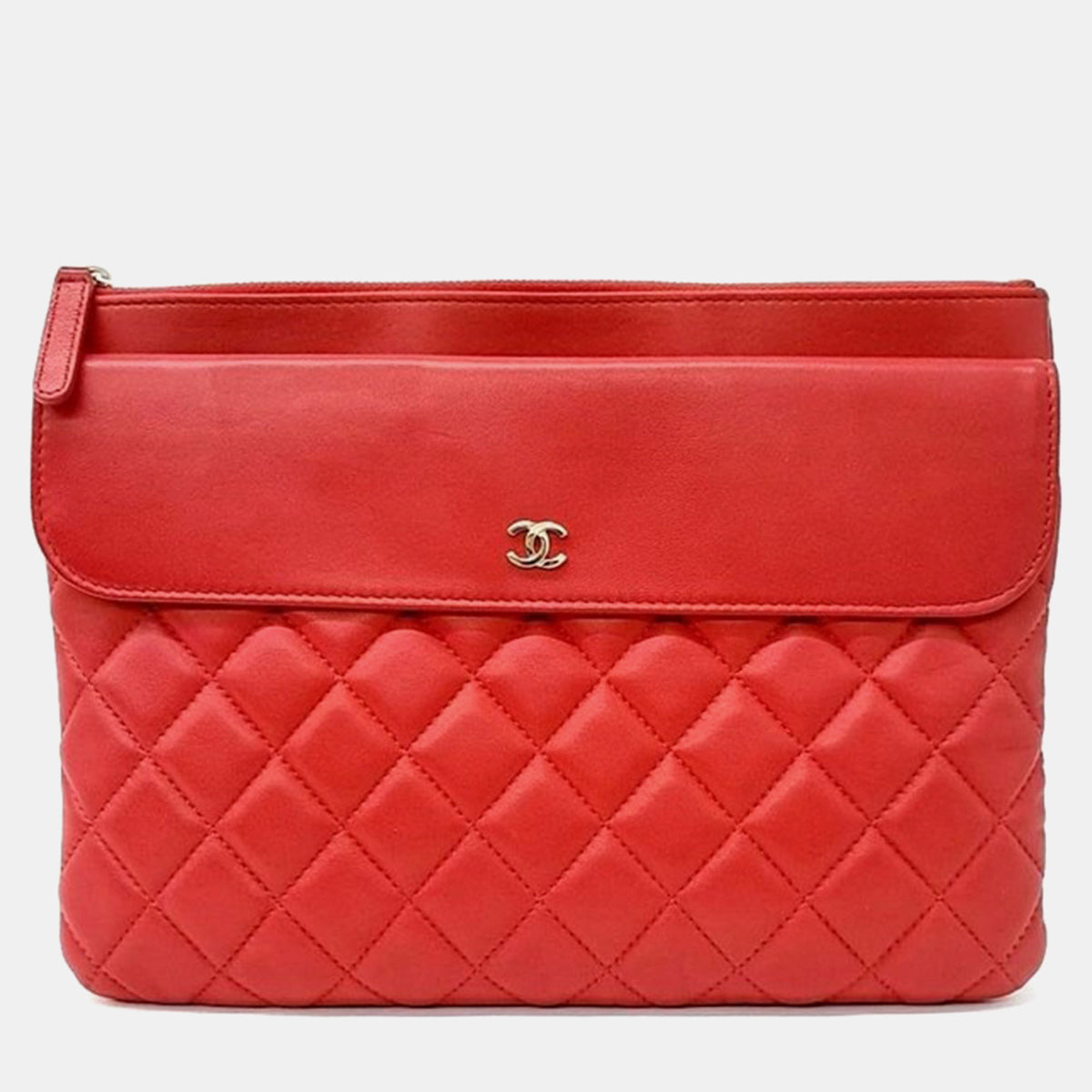 Chanel Rams Pocket Flap New Medium Clutch