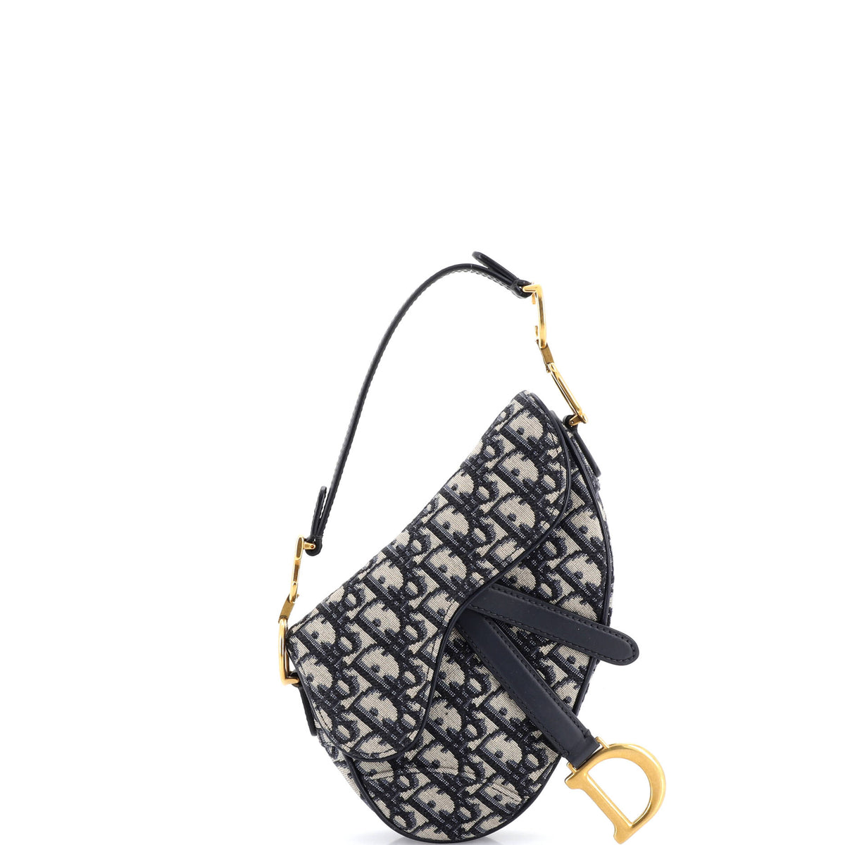 Christian Dior Saddle Handbag Oblique Canvas Mini