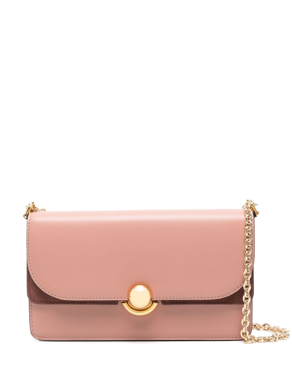 Furla Women's Dark Pink Leather Foldover Bag in Tulle | Size UNI | WB01515 Color BX04283378S