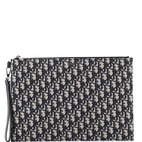 A4 Zip Pouch Oblique Canvas
