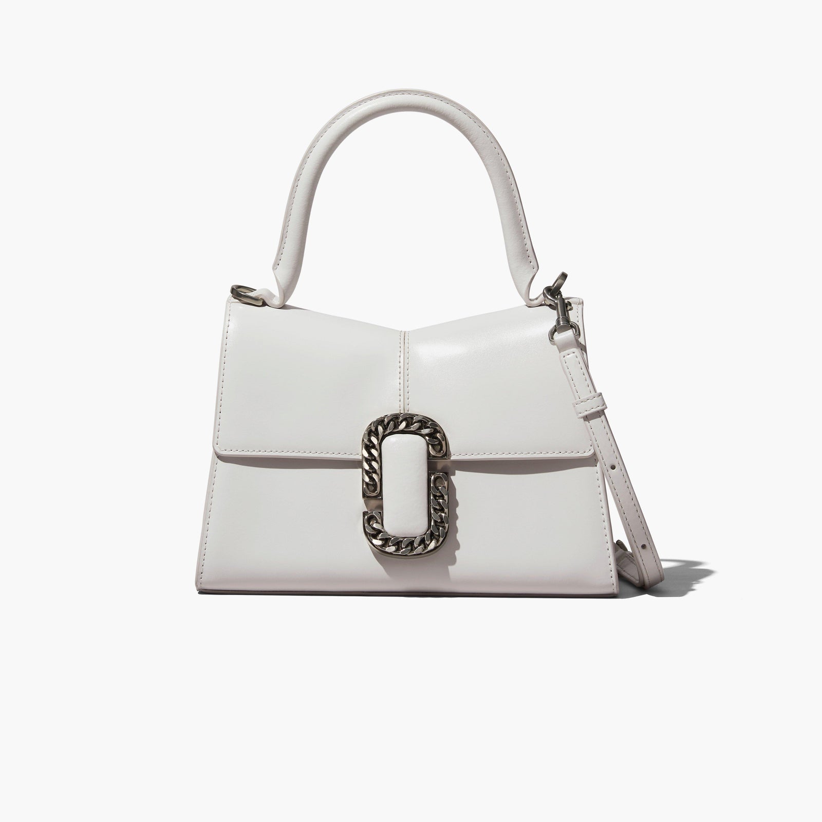 Marc Jacobs The St. Marc Top Handle Bag in White