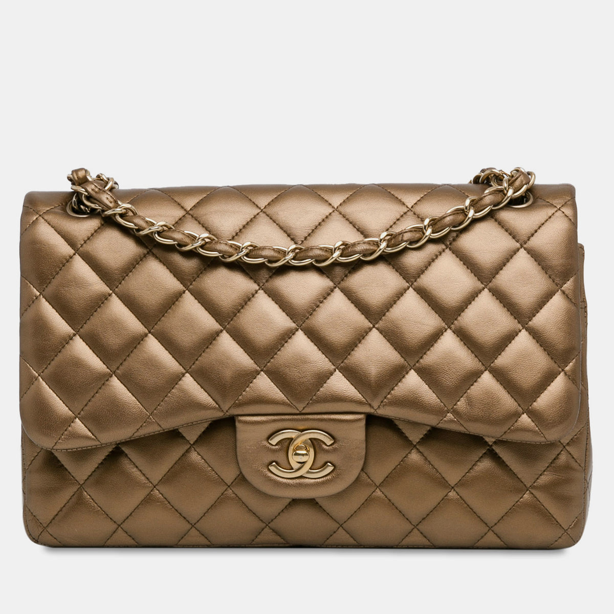 Chanel Jumbo Classic Lambskin Double Flap Bag