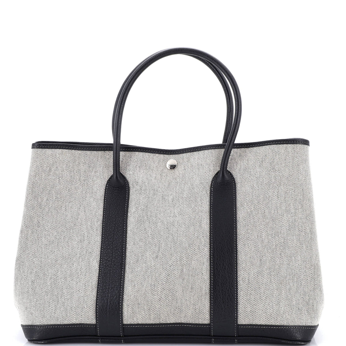 Herm?s Garden Party Tote Toile and Leather 36