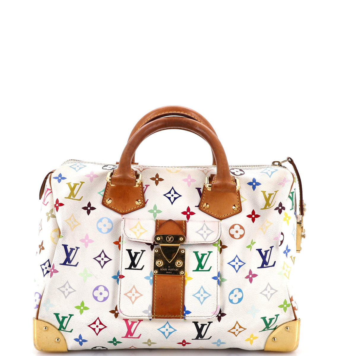 Louis Vuitton Speedy Handbag Monogram Multicolor 30