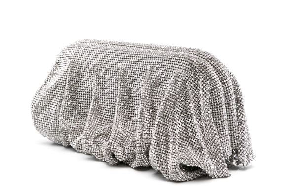 Benedetta Bruzziches Women's Crystal Embellished Silver-Tone Bag | Size UNI | VENUS Color FW24010019