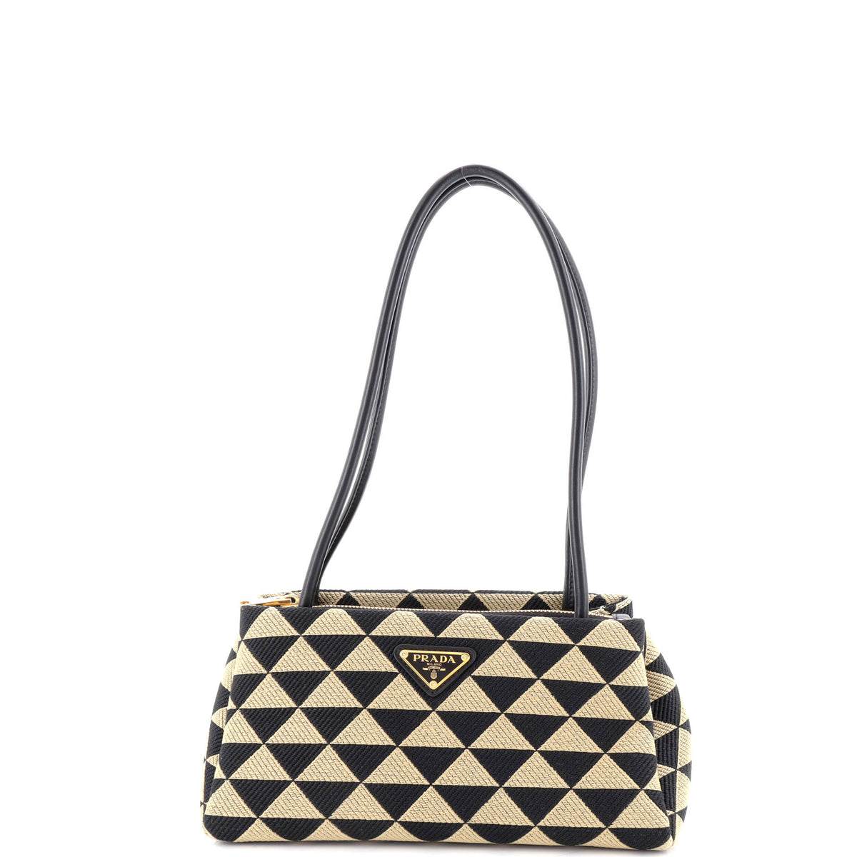 Prada PRADA Symbole Shoulder Bag Jacquard Small