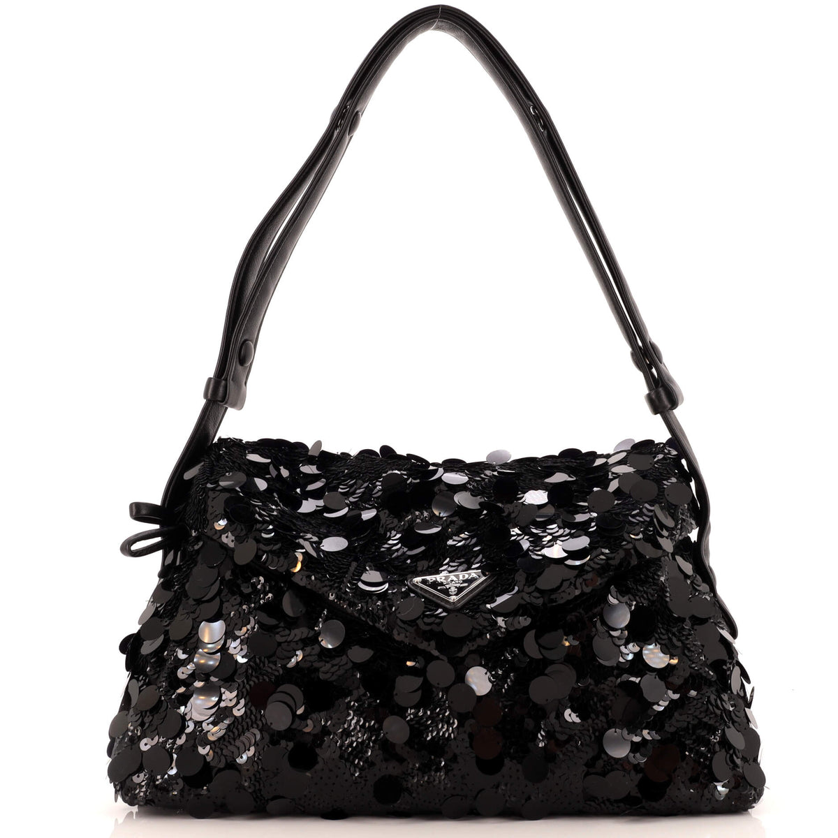Prada PRADA Signaux Shoulder Bag Sequins Medium