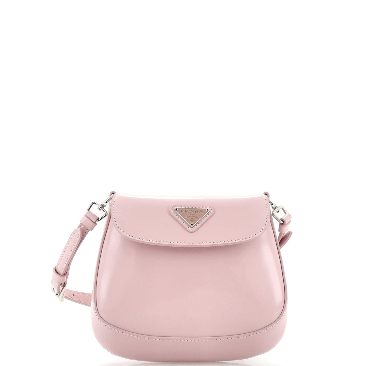 Prada PRADA Cleo Flap Shoulder Bag Spazzolato Leather Mini