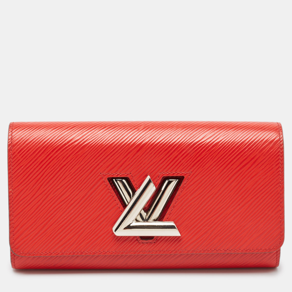 Louis Vuitton Coquelicot Epi Leather Twist Wallet