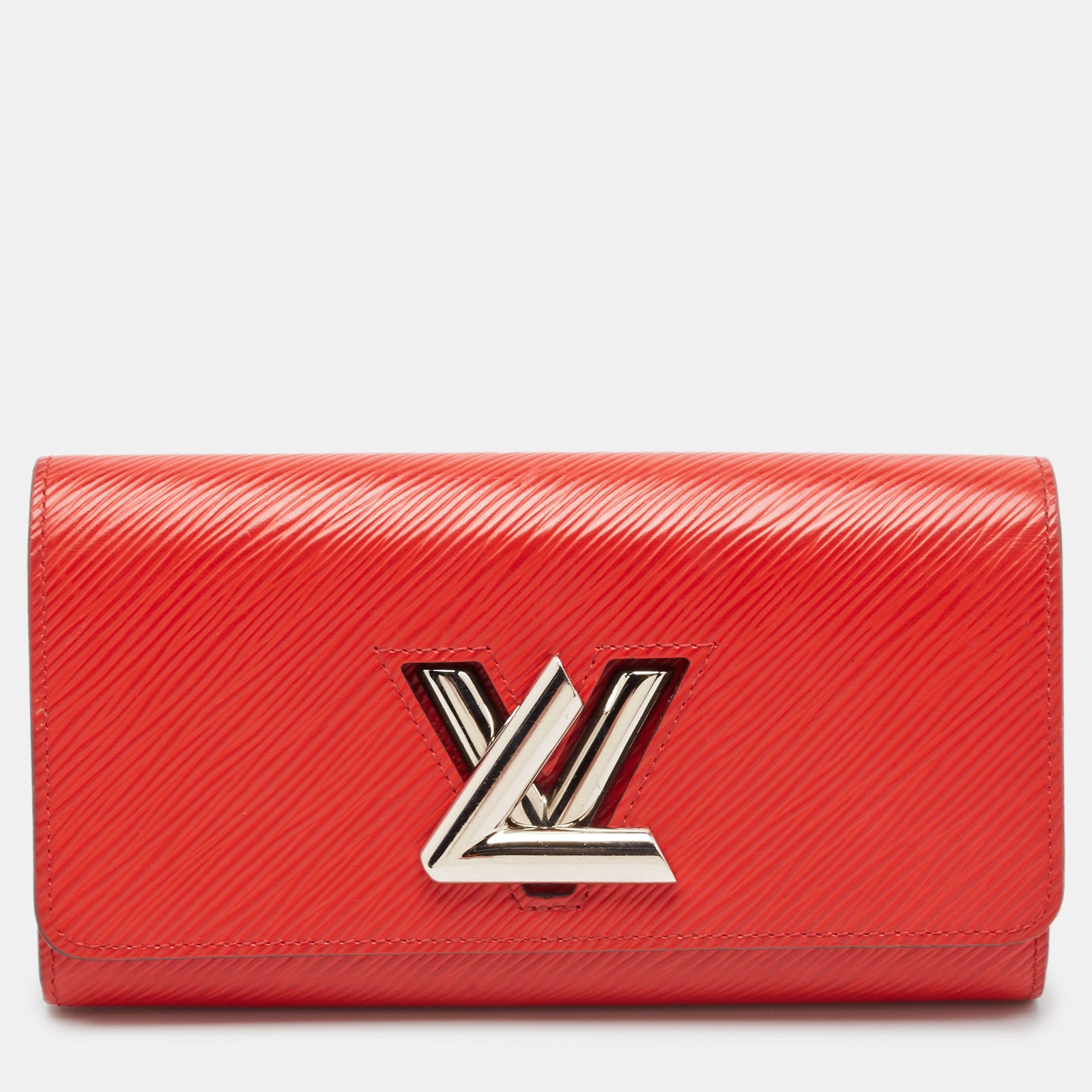 Louis Vuitton Coquelicot Epi-Leder-Twist-Geldbörse