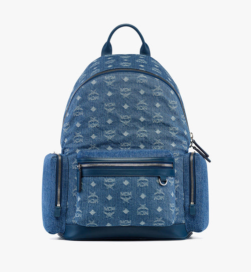 Stark Backpack In Monogram Denim Jacquard