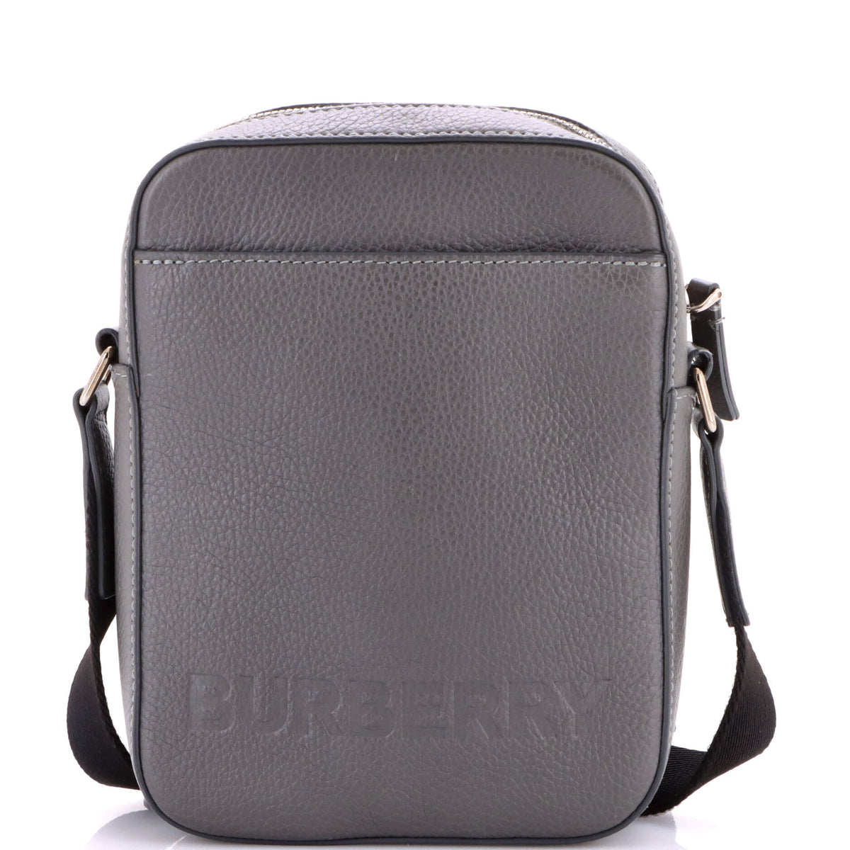Burberry Thornton Crossbody Bag Logo Embossed Leather Small