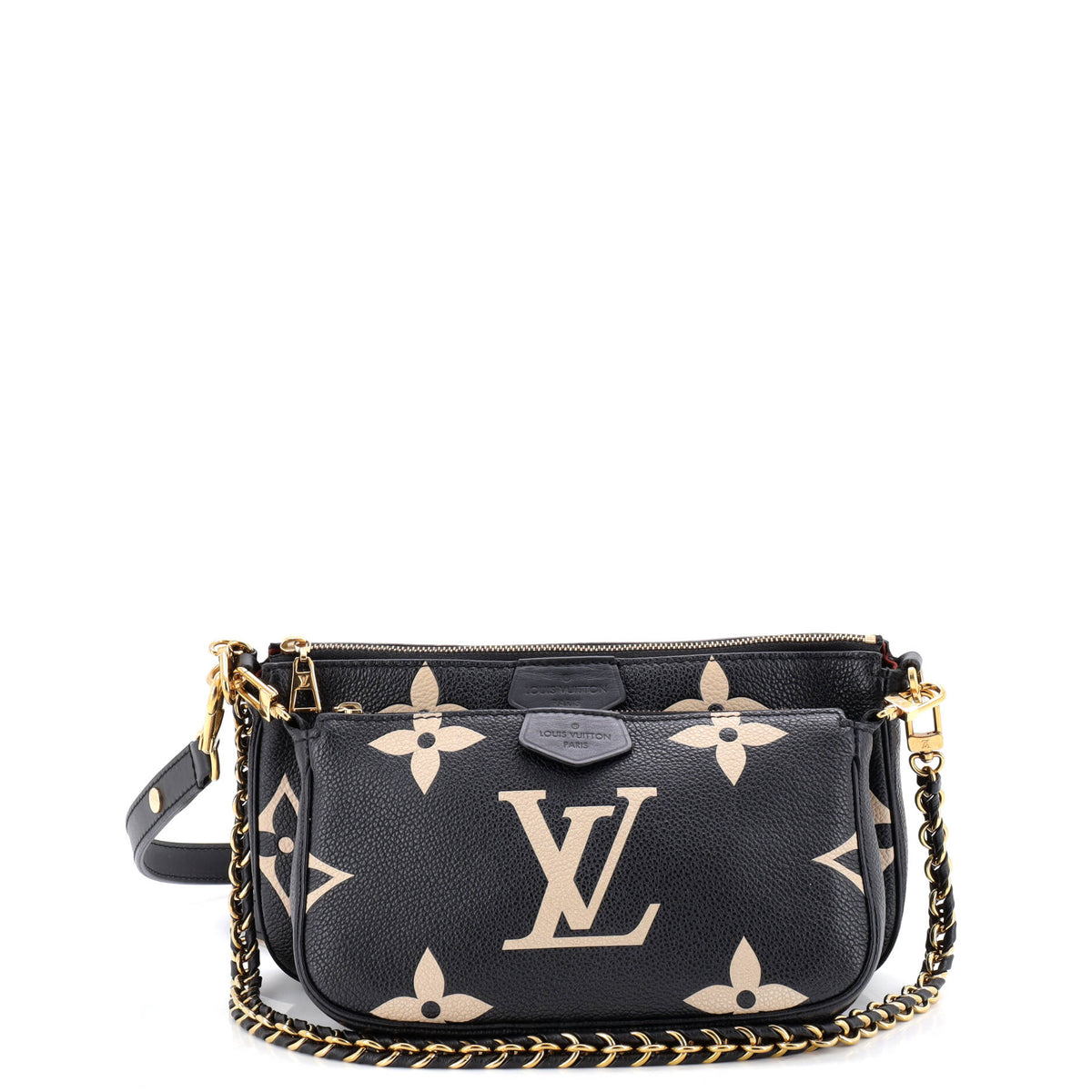Louis Vuitton Multi Pochette Accessoires Bicolor Monogram Empreinte Giant