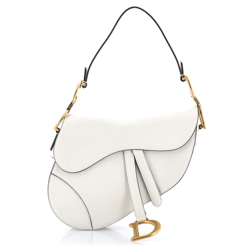 Saddle Handbag Leather Medium