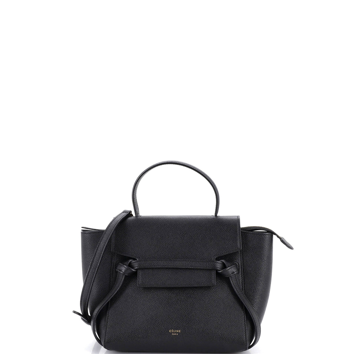 Celine CELINE Belt Bag Textured Leather Nano
