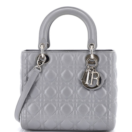 Lady Dior Bag Cannage Quilt Lambskin Medium