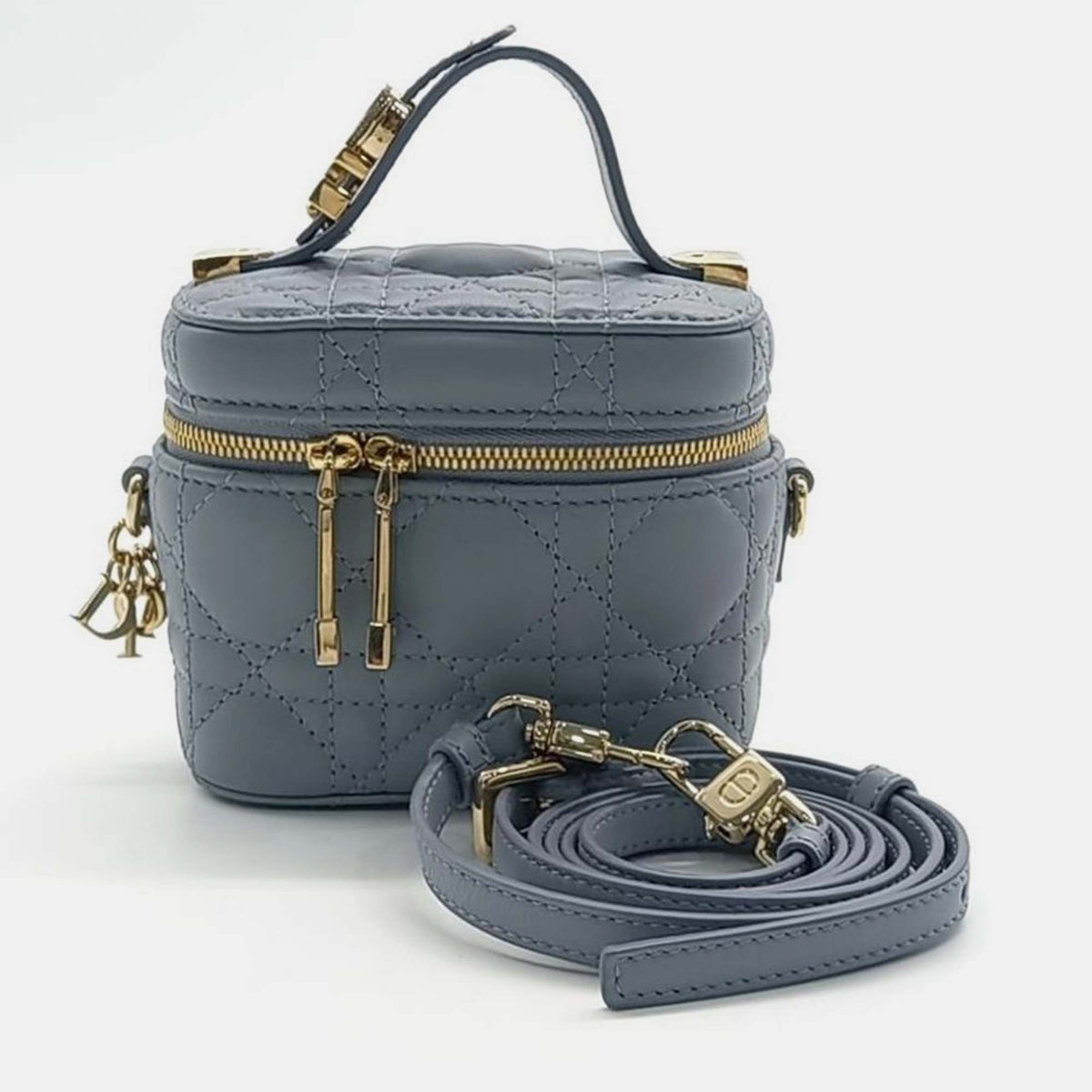 Dior Christian Cannage Micro Vanity bag