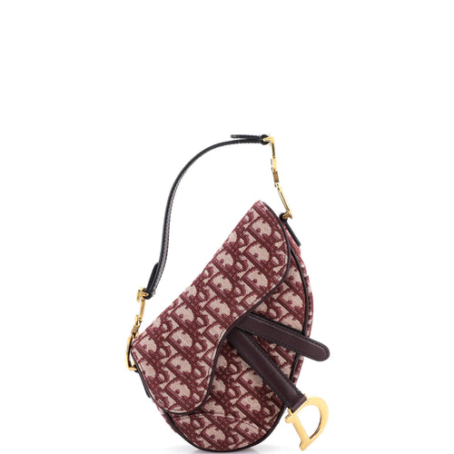 Saddle Handbag Oblique Canvas Mini