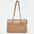 DKNY Beige Leather Large Bryant Chain Zip Tote