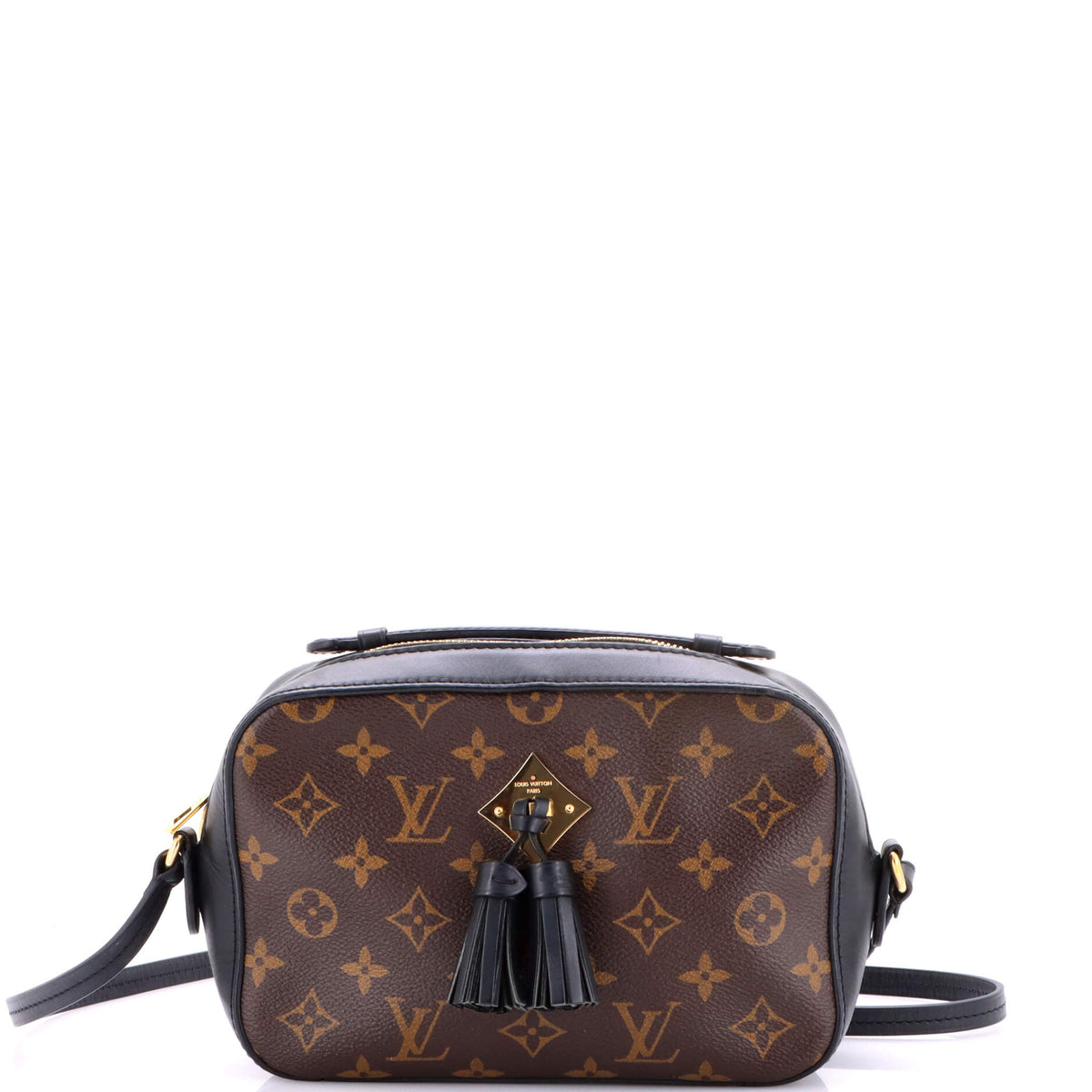 Louis Vuitton Saintonge Handbag Monogram Canvas with Leather