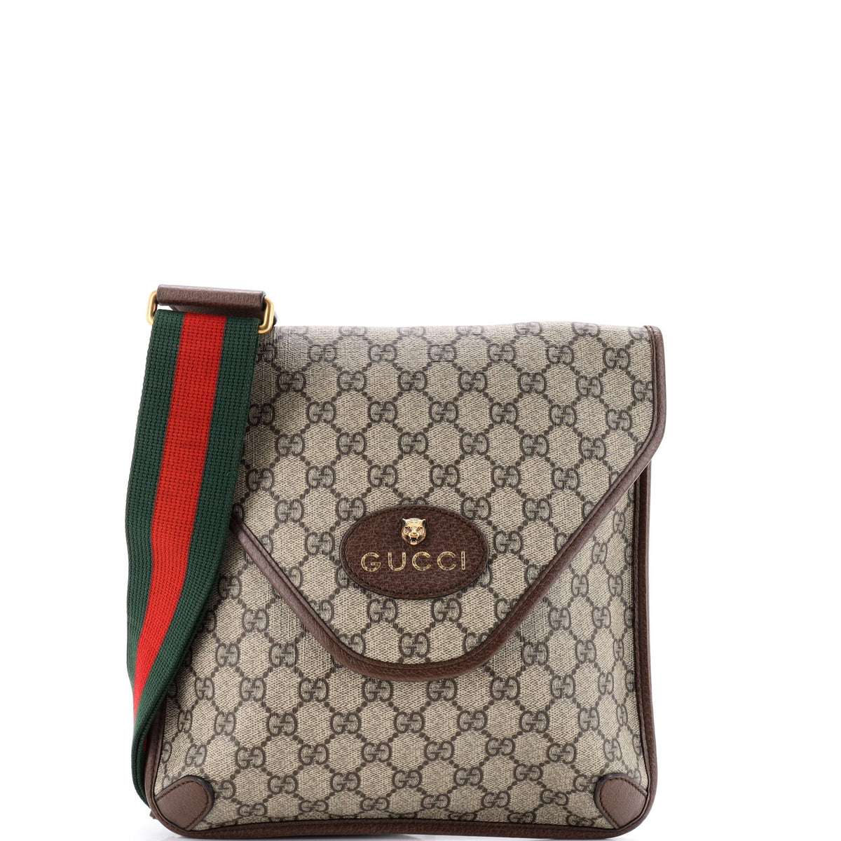 Gucci GUCCI Neo Vintage Envelope Messenger GG Coated Canvas Medium