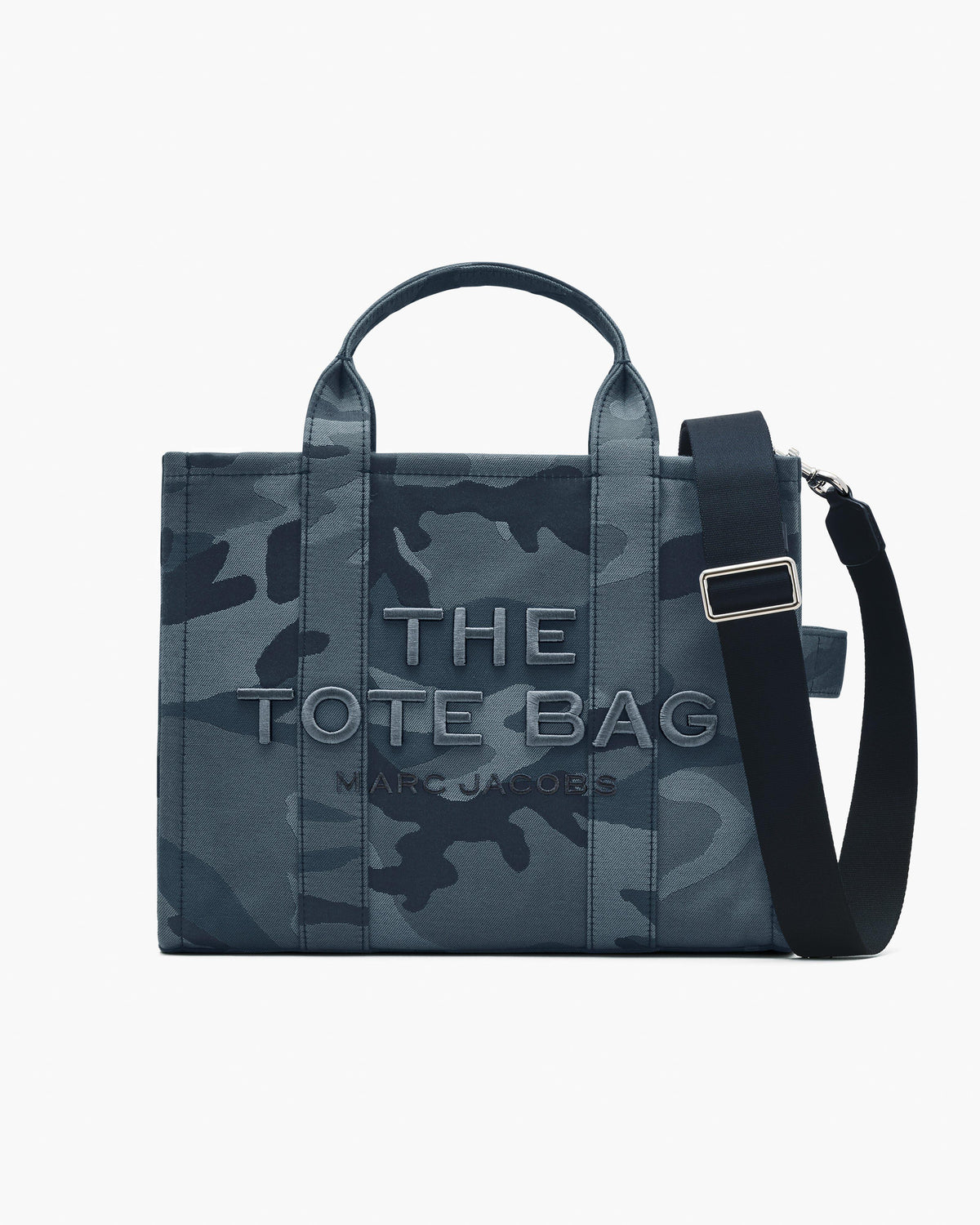 Marc Jacobs The Camo Jacquard Medium Tote Bag in Blue Multi