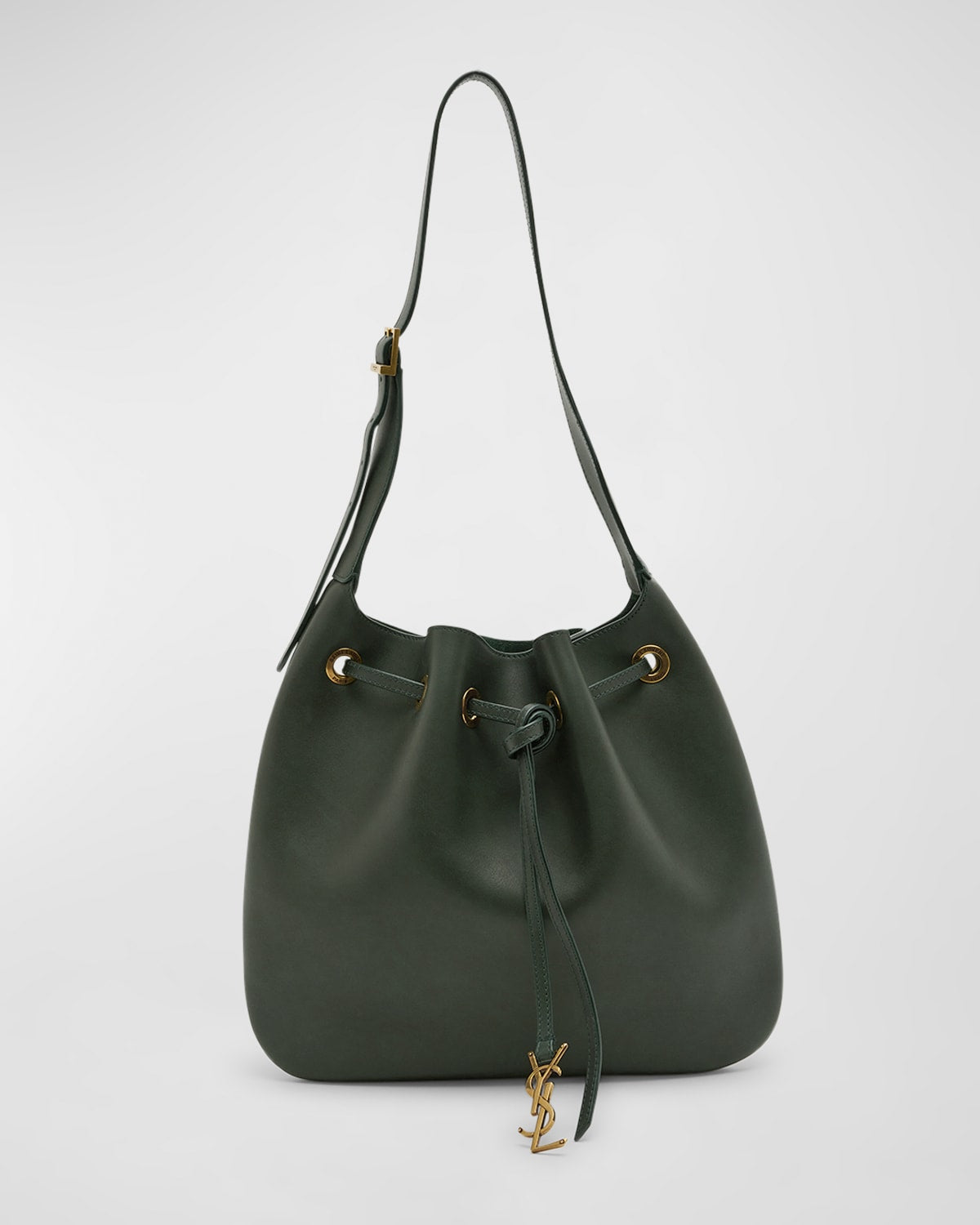 Saint Laurent Paris VII Medium YSL Hobo Bag in Smooth Leather