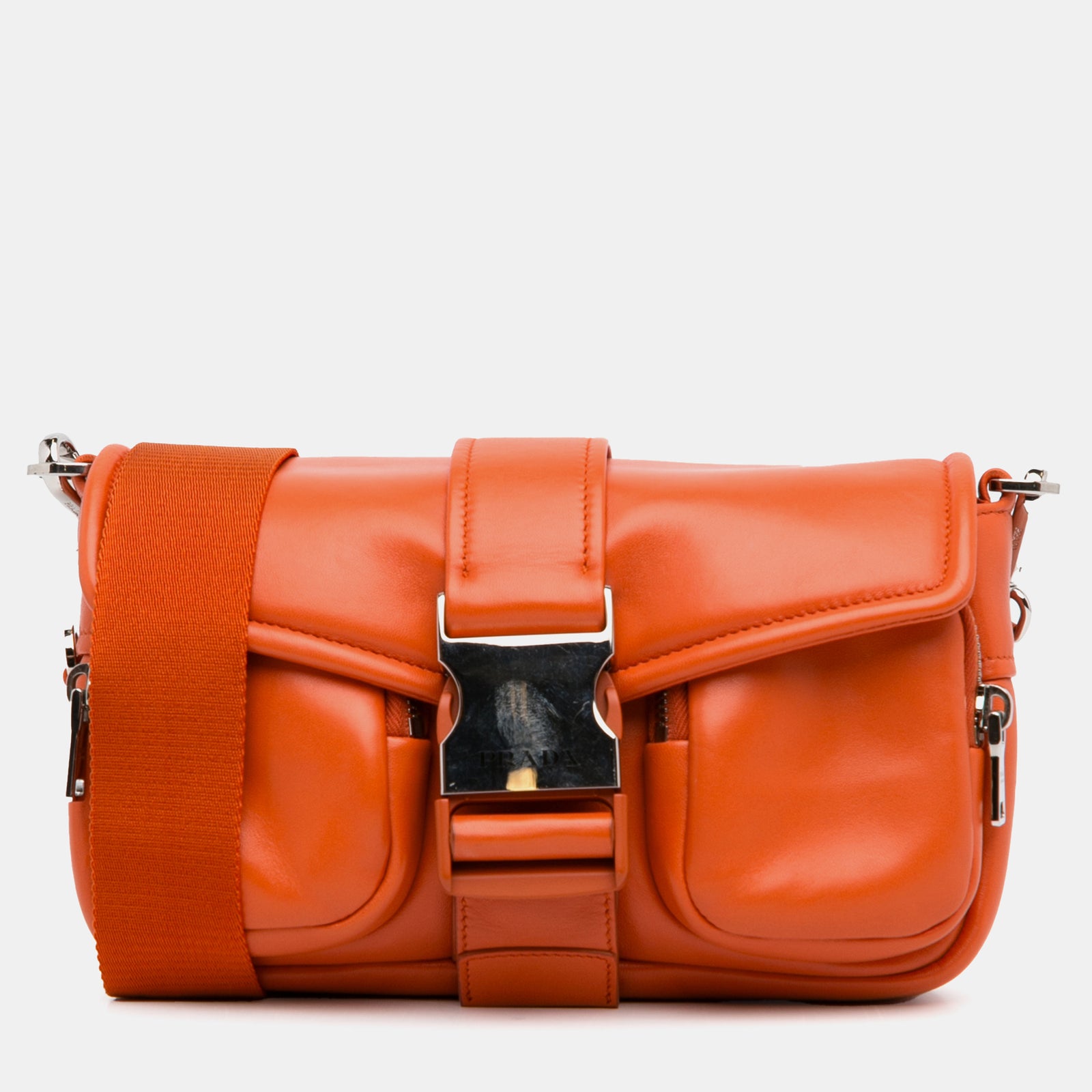 Prada Soft Calf Pocket Crossbody