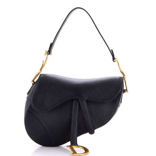 Saddle Handbag Leather Medium