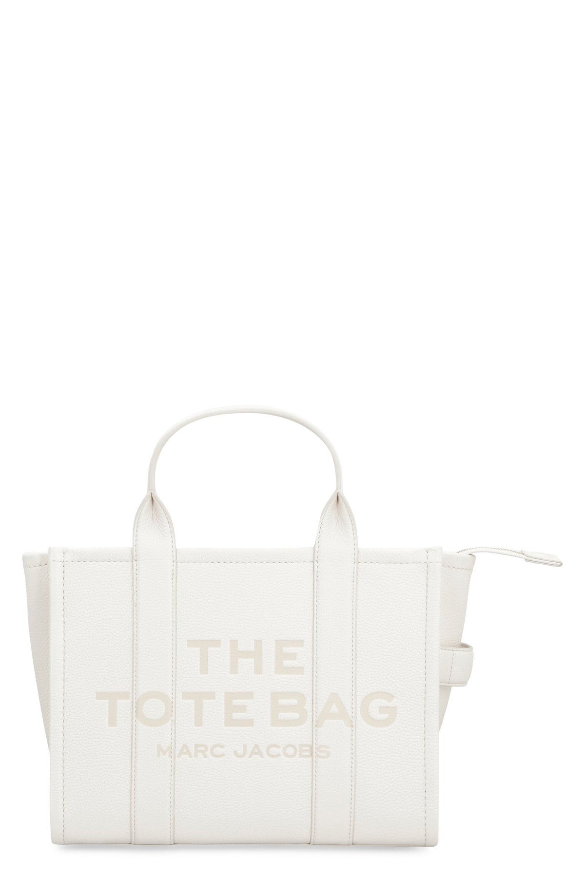 Marc Jacobs Women's Cream White Leather Handbag in Cotton/Silver | Size UNI | H004L01PF21 Color 140