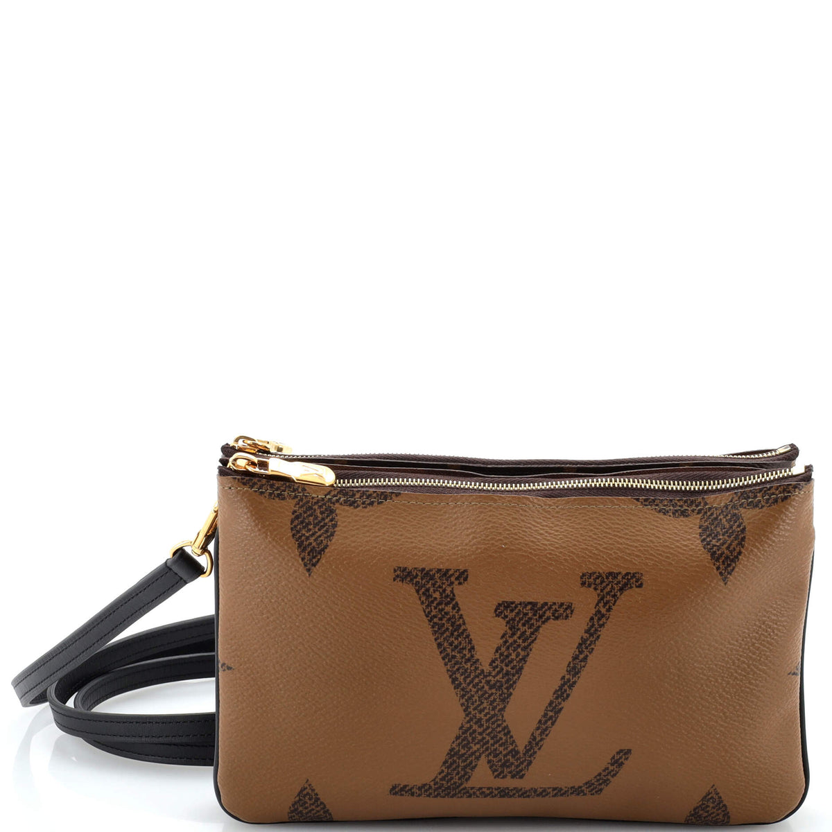 Louis Vuitton Double Zip Pochette Reverse Monogram Giant