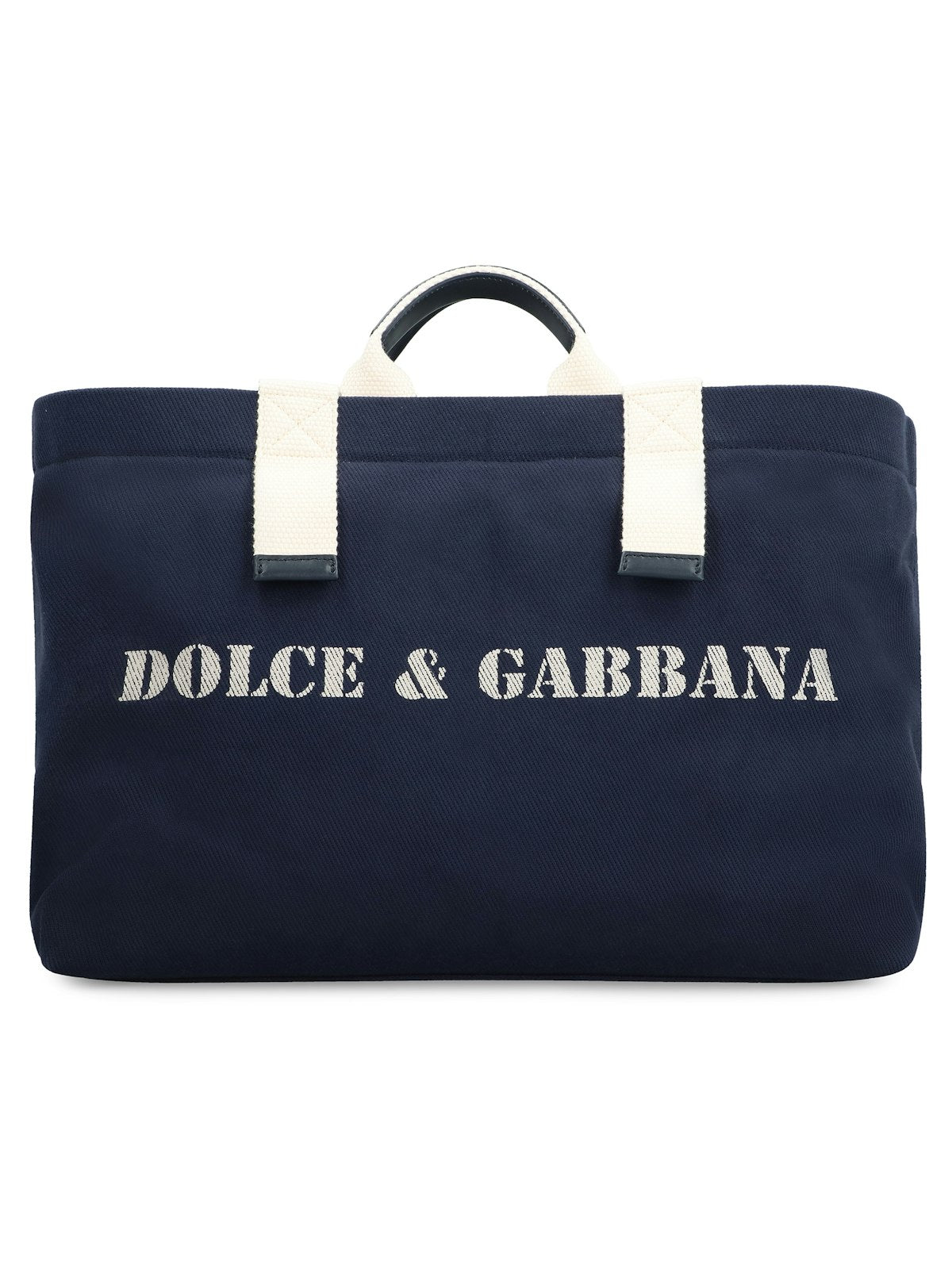 Dolce & Gabbana Men's Printed Drill Holdall Bag in Blue | BM2301AR757 Color HBXWW