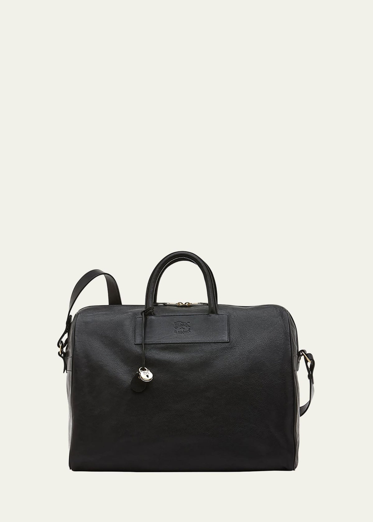 Boss Unisex Leather Travel Duffle Bag