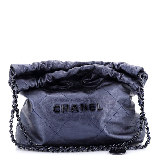 CHANEL 22 Chain Hobo Quilted Calfskin Small