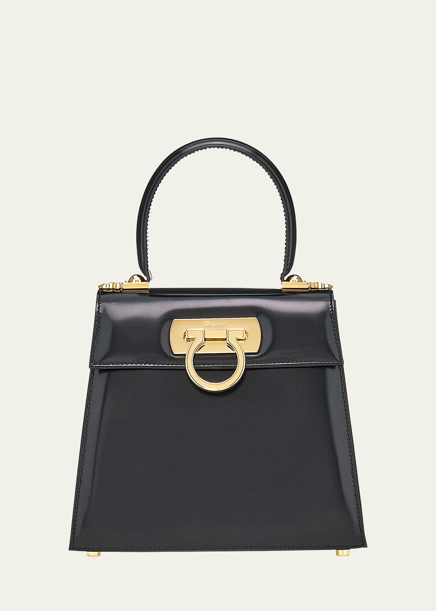 Ferragamo Iconic Gancini Top-Handle Bag