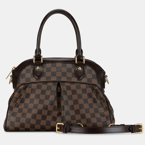 Brown Canvas Trevi PM bag