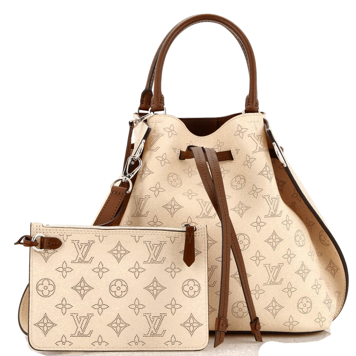Louis Vuitton Girolata Handbag Mahina Leather