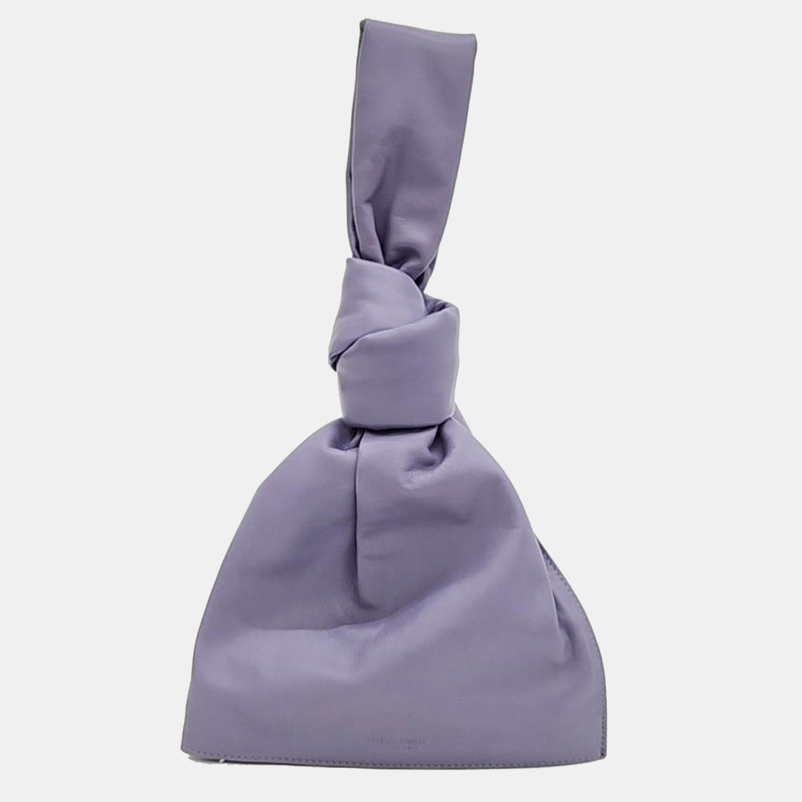 Bottega Veneta Sac torsadé BV en cuir violet