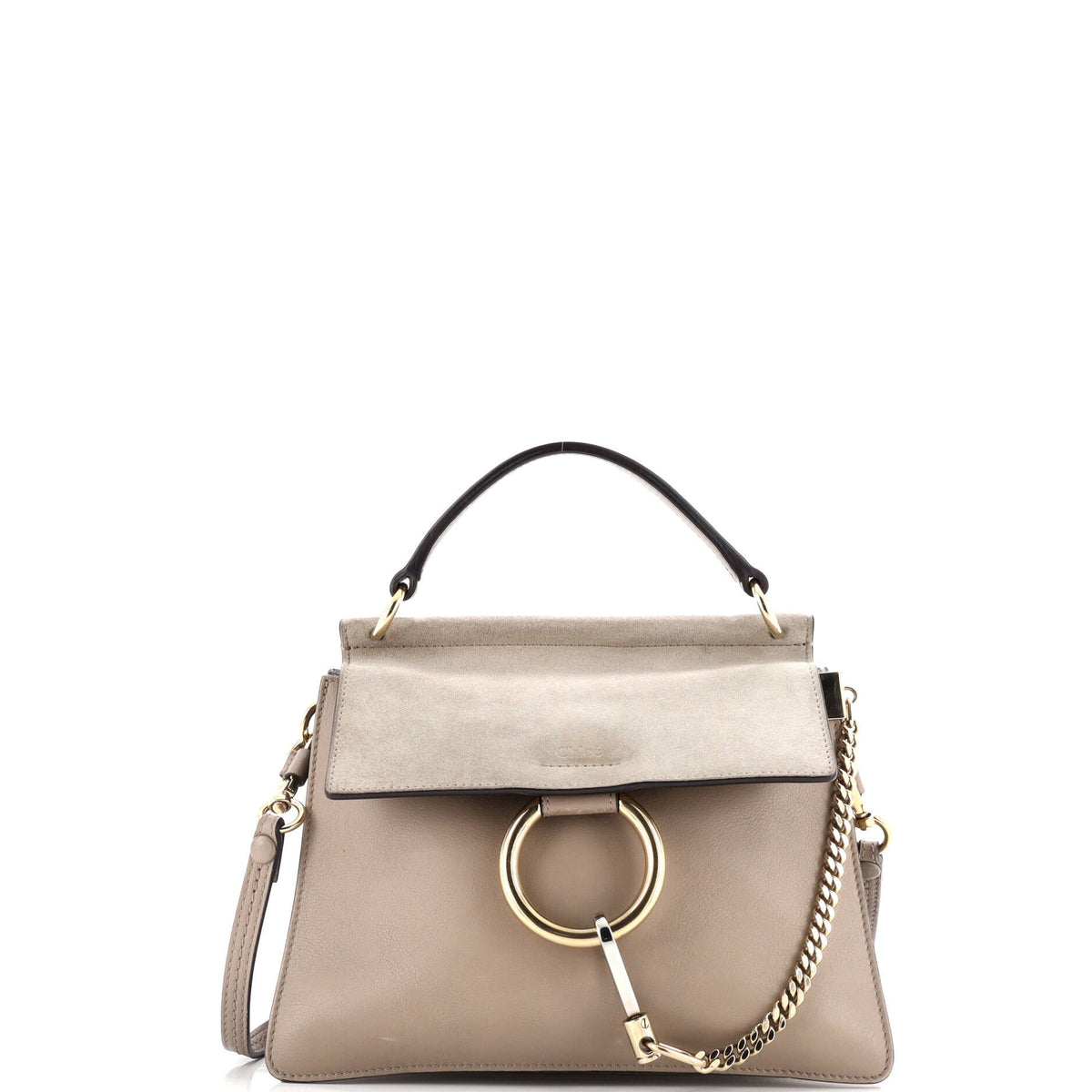 Chloe CHLOE Faye Top Handle Bag Leather Small