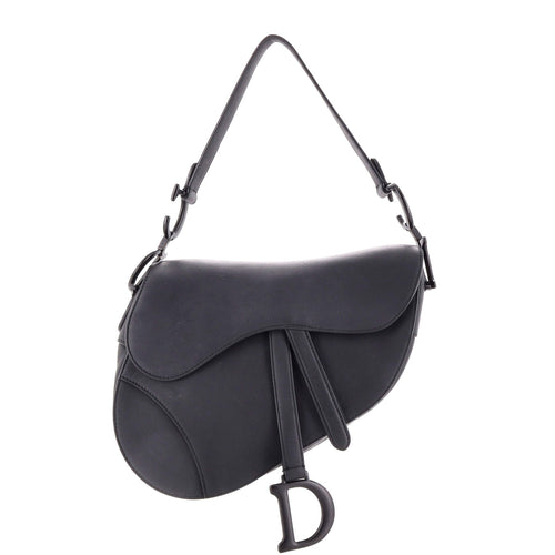 Saddle Handbag Leather Medium