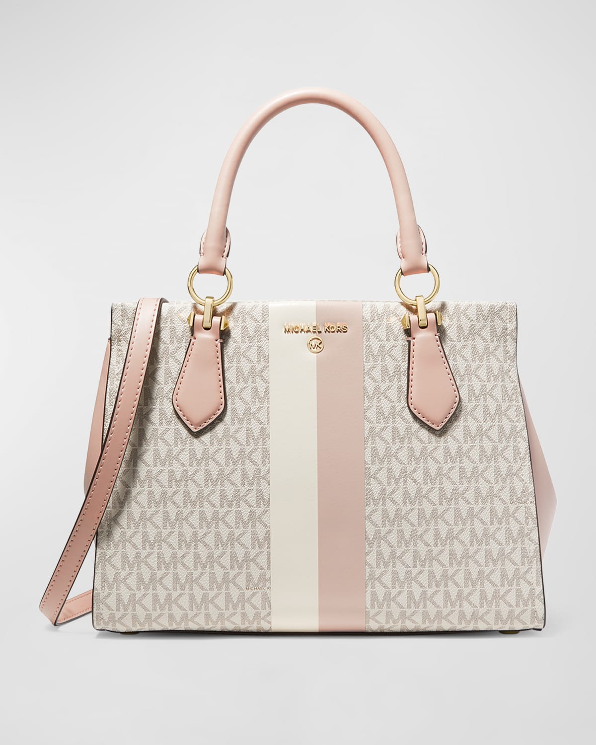 Michael Kors Marilyn Monogram Satchel Tote Bag